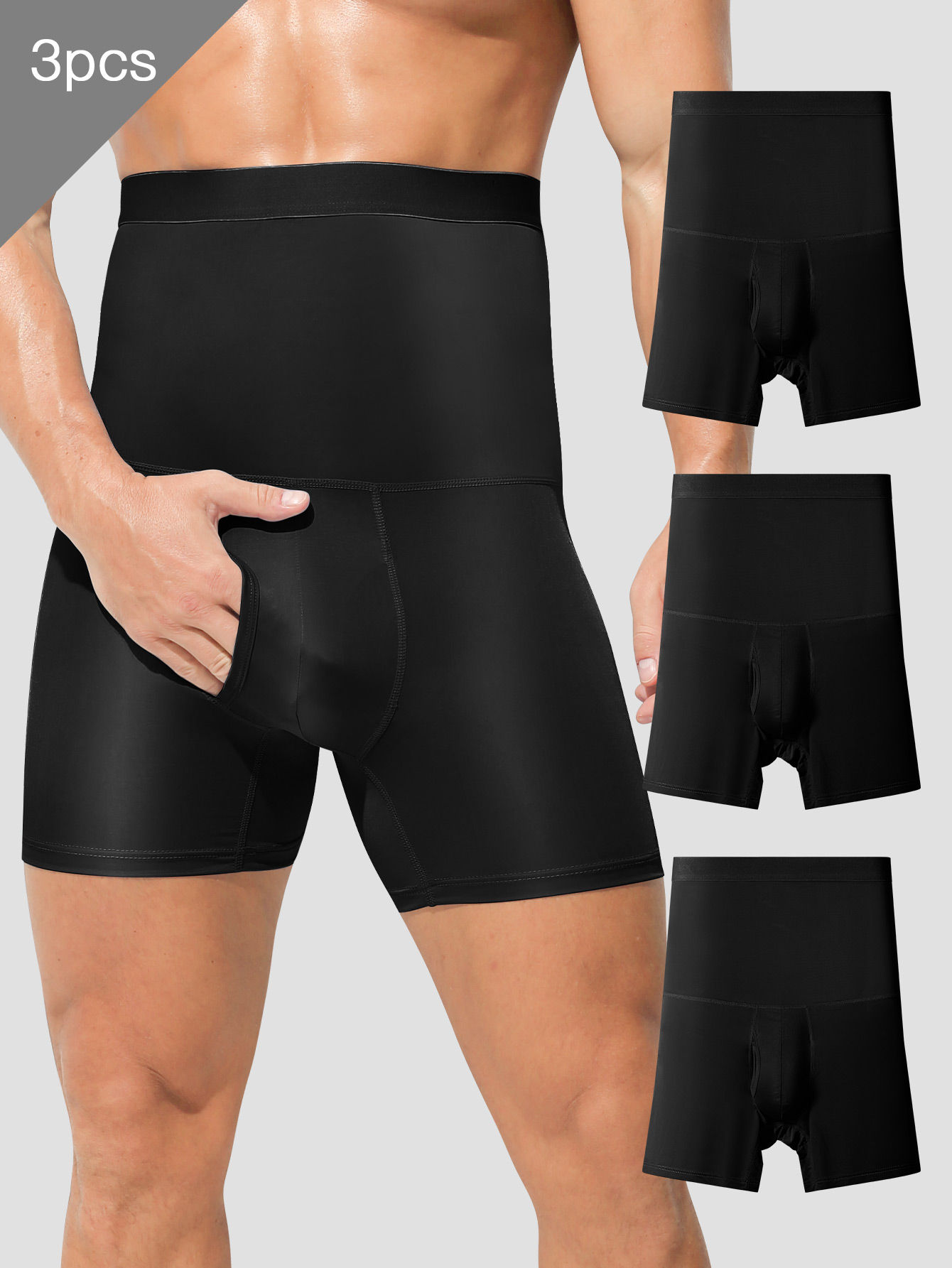 3PCS Men's sports underwear: h - đánh giá và giá Corset Waist Cinch