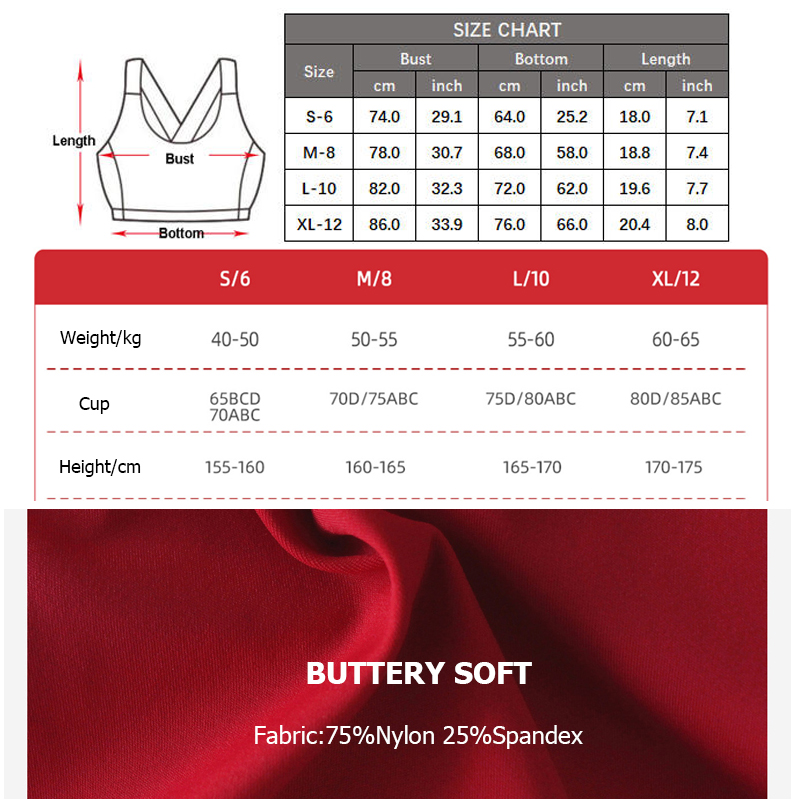 Stretchy Soft Sports Underwear - đánh giá và giá Sports Bra High Impact