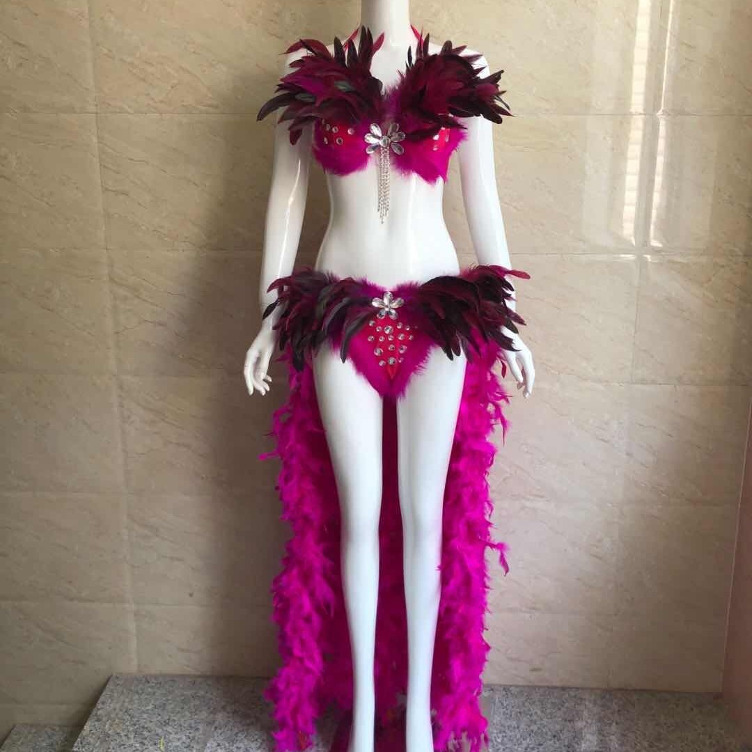 Women Feather Bikini Costume R - đánh giá và giá Thong Bikini Women