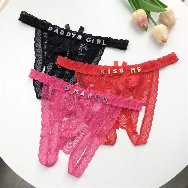 Customized Crystal Name Letter - đánh giá và giá Thong Bikini Women