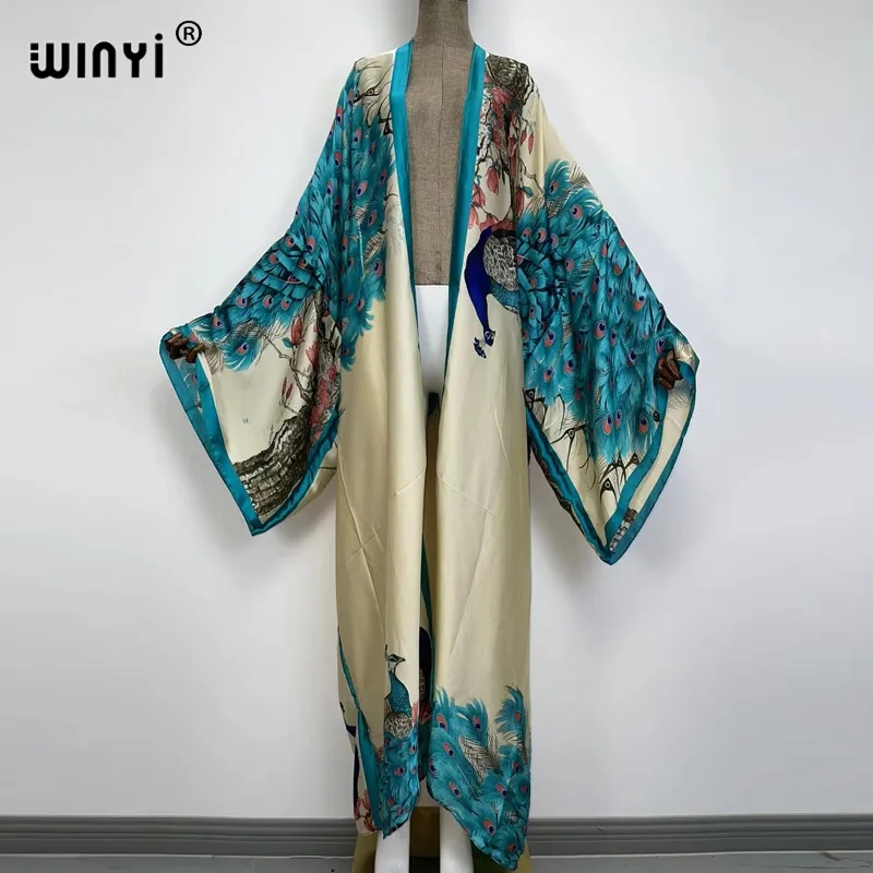 WINYI 2022 Mùa Hè Nữ Cardigan  - đánh giá và giá Robe Silk Women